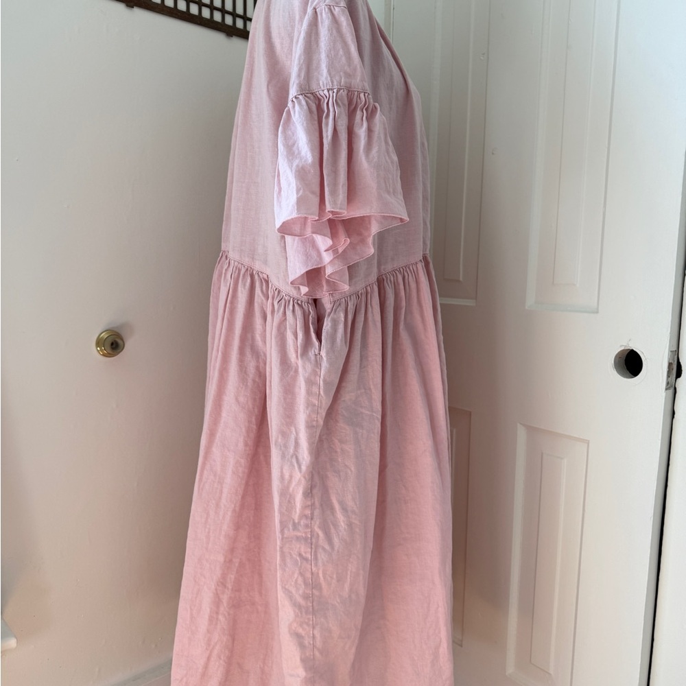 Nest Robe Pink Ruffle Dress - Picture 3 of 6